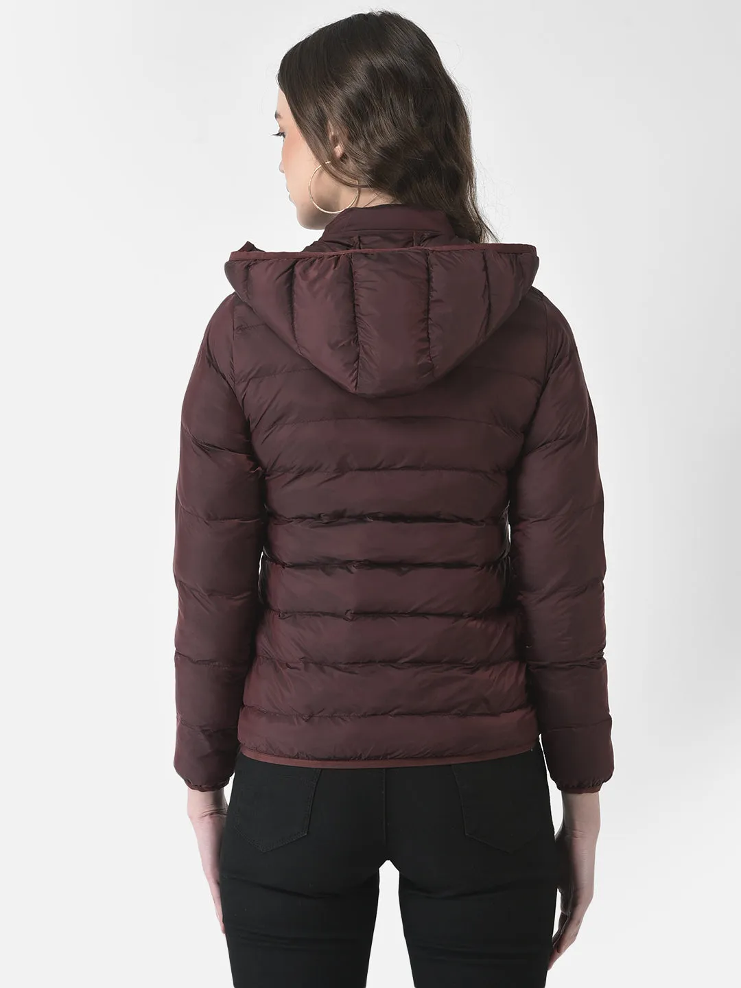 Wine Padded Jacket