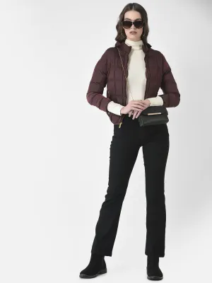 Wine Padded Jacket