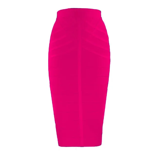 Woman Skirts Bandage Midi Skirt Vintage Summer Harajuku Sexy Ladies Clothes