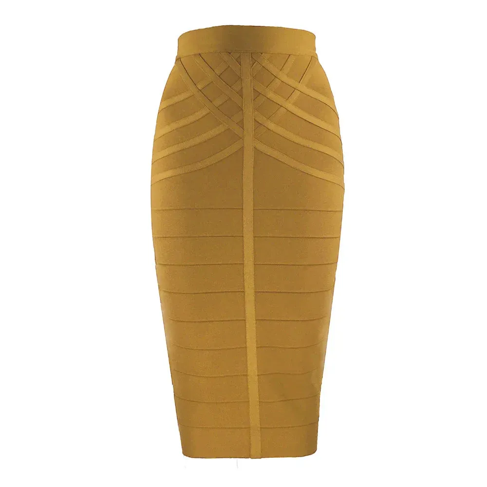 Woman Skirts Bandage Midi Skirt Vintage Summer Harajuku Sexy Ladies Clothes