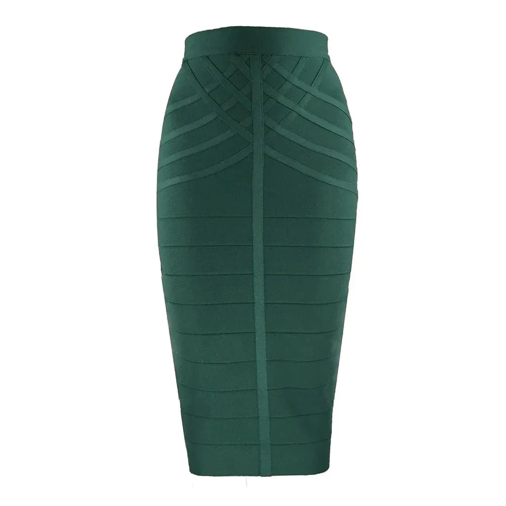 Woman Skirts Bandage Midi Skirt Vintage Summer Harajuku Sexy Ladies Clothes