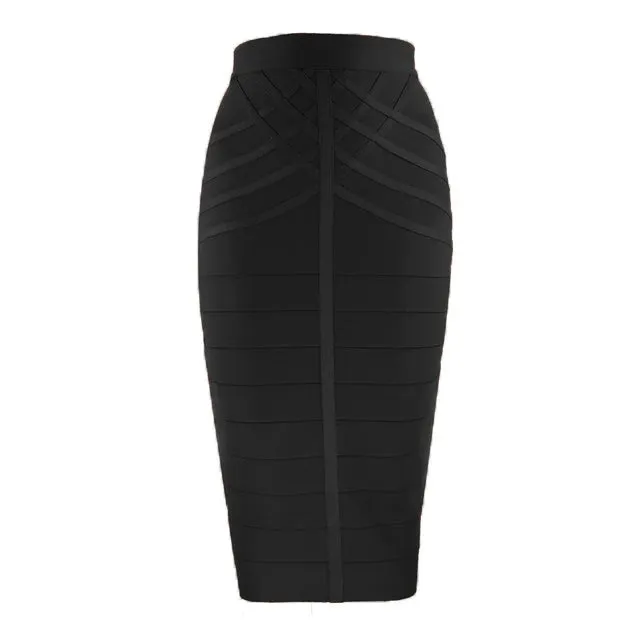 Woman Skirts Bandage Midi Skirt Vintage Summer Harajuku Sexy Ladies Clothes