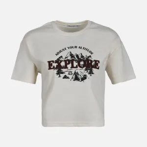 WOMEN CROPPED TEE