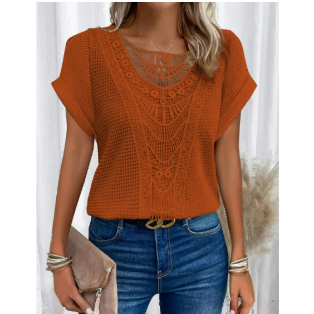 Women's Going Out Summer Blouse | Short Sleeve