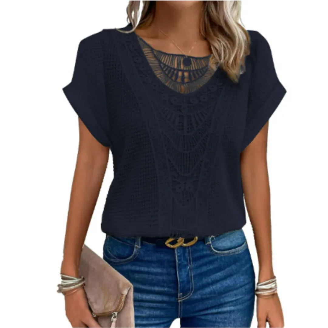 Women's Going Out Summer Blouse | Short Sleeve