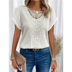 Women's Going Out Summer Blouse | Short Sleeve