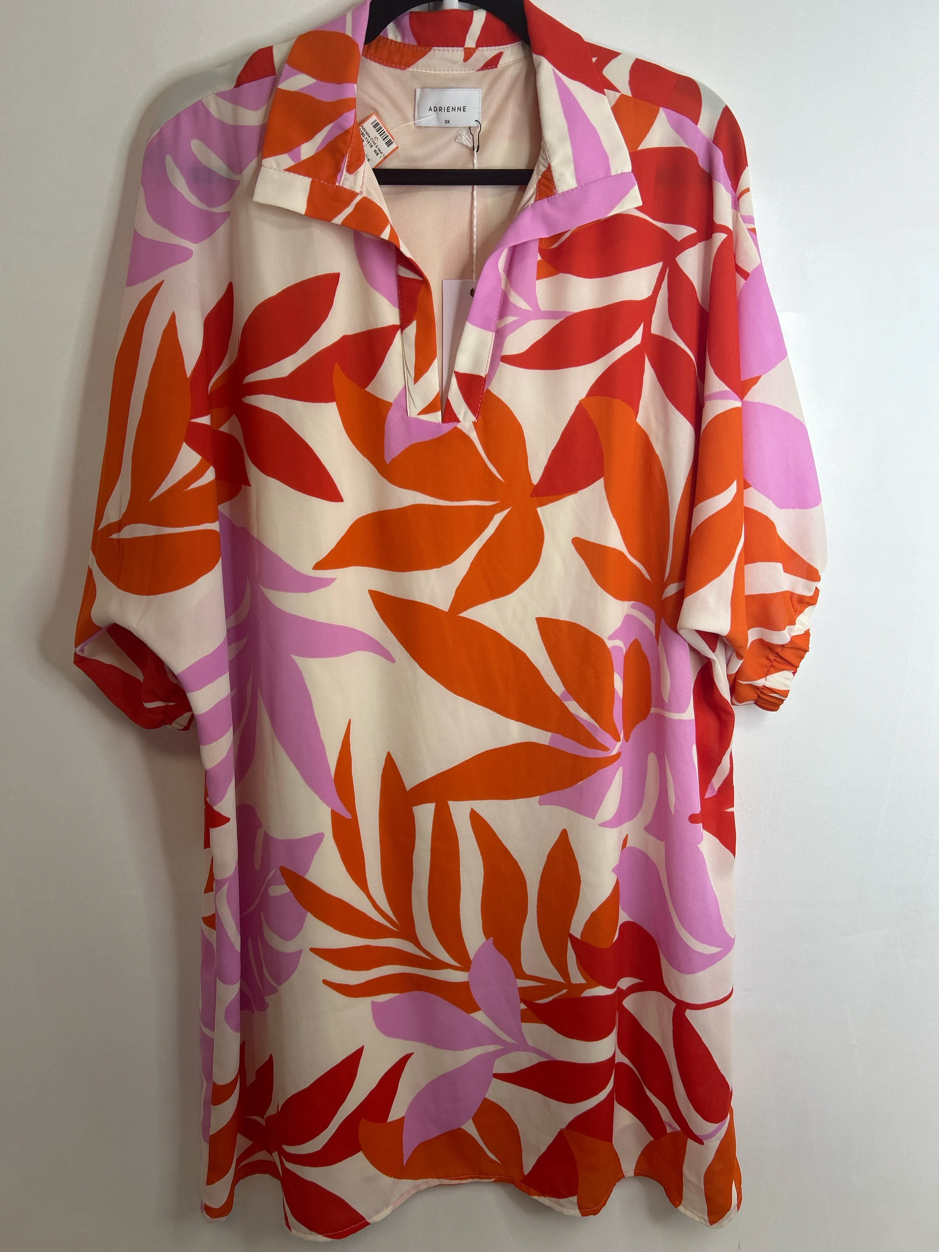 Womens Size 3XL Misses Orange Adrienne NWT Dress