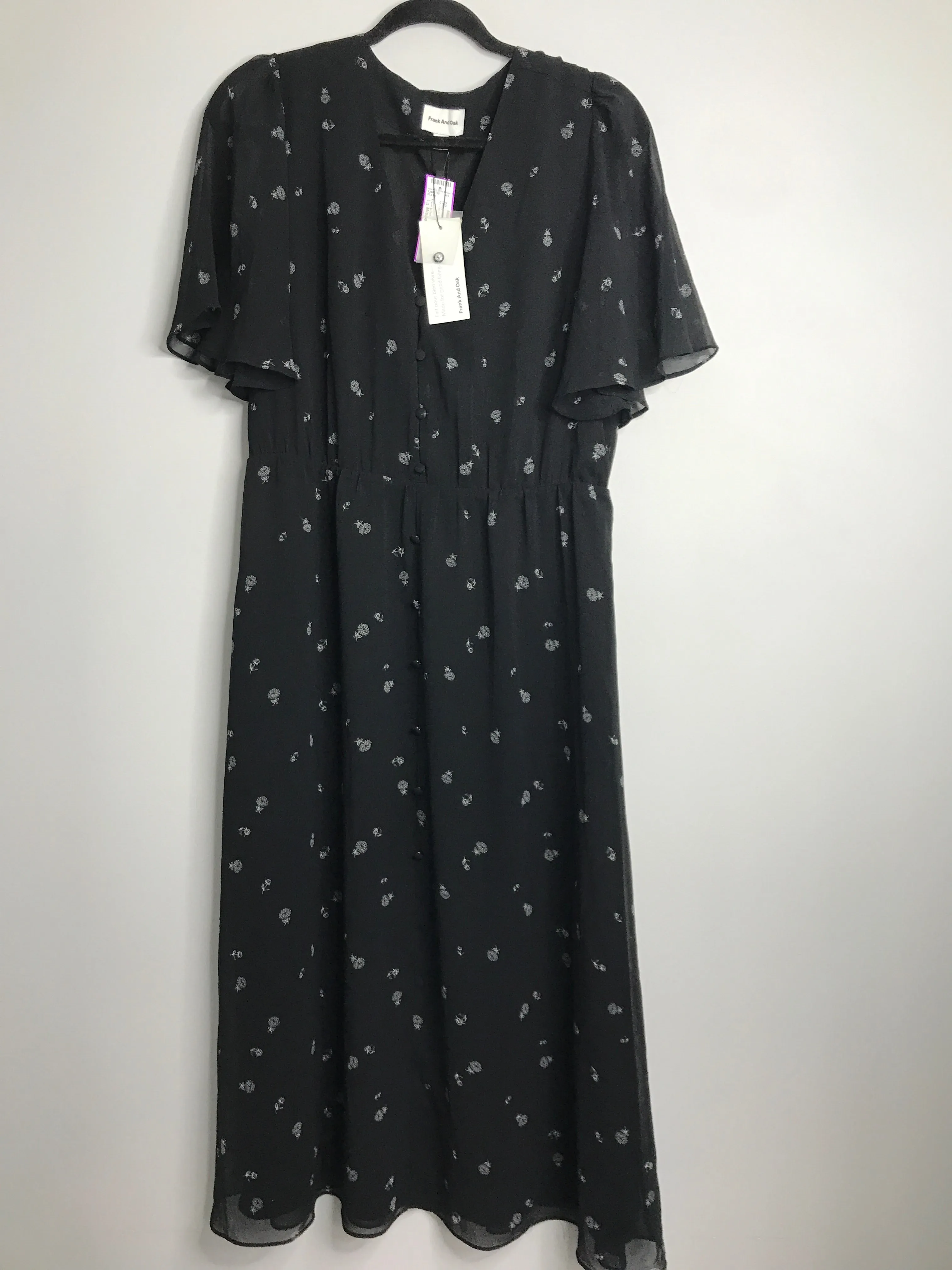 Womens Size Lg Misses Black Frank & Oak NWT Dress