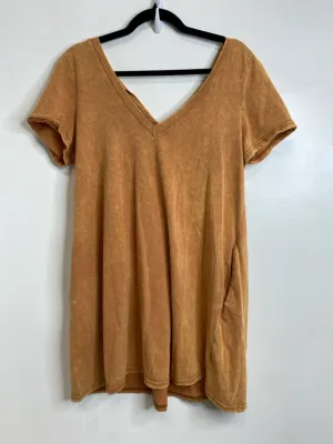 Womens Size Lg Misses Orange Very J Dress