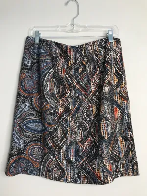 Womens Size Med Misses Blue J Jill Skirt