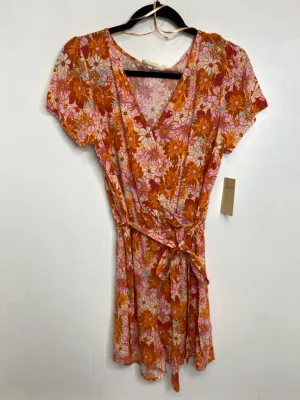 Womens Size Med Misses Orange BeBop NWT Romper