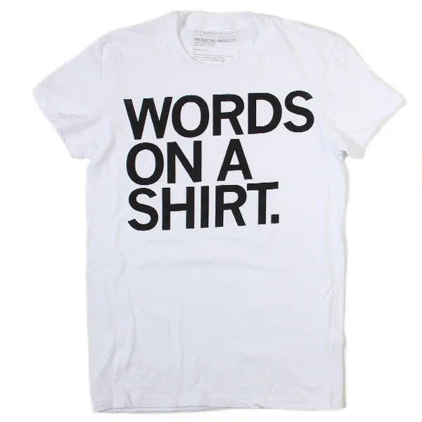 Words On A Shirt