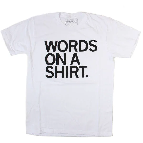 Words On A Shirt