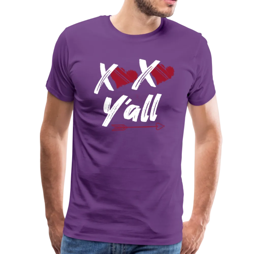XOXO Y'All Valentines Day Men's Premium T-Shirt (CK1682U)