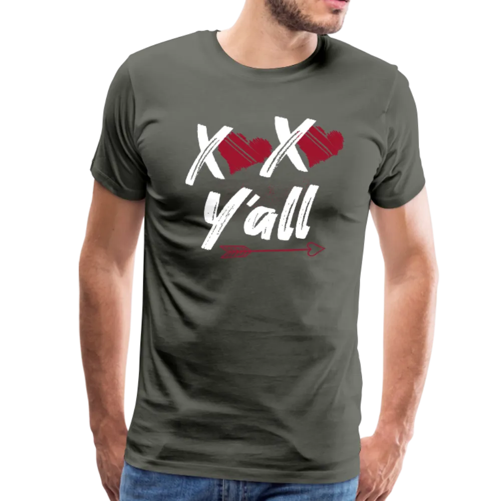 XOXO Y'All Valentines Day Men's Premium T-Shirt (CK1682U)