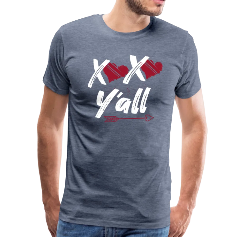 XOXO Y'All Valentines Day Men's Premium T-Shirt (CK1682U)