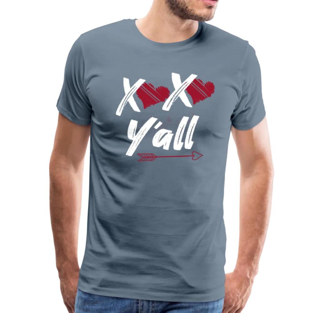 XOXO Y'All Valentines Day Men's Premium T-Shirt (CK1682U)
