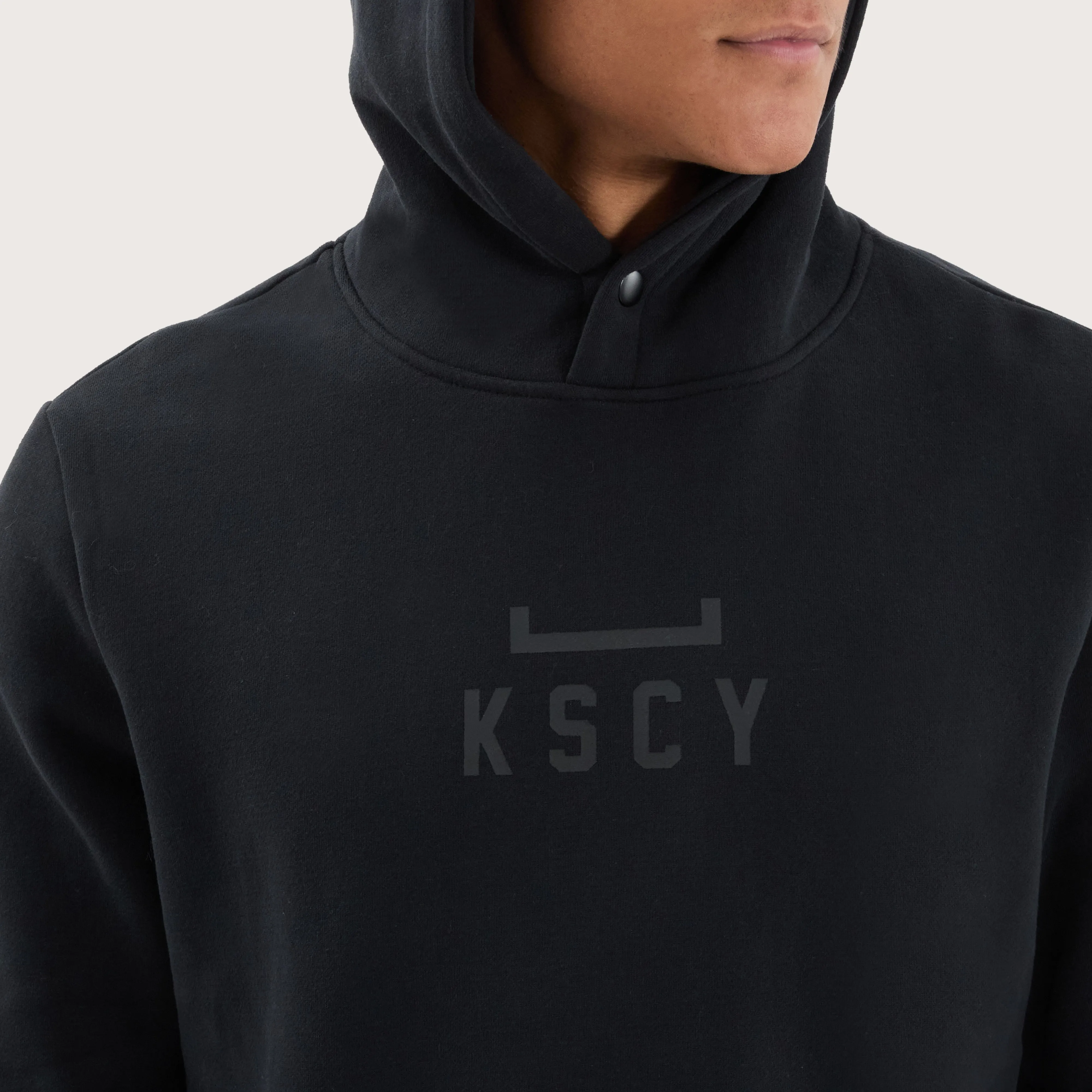 Zenith Dual Curved Hoodie DOS Black
