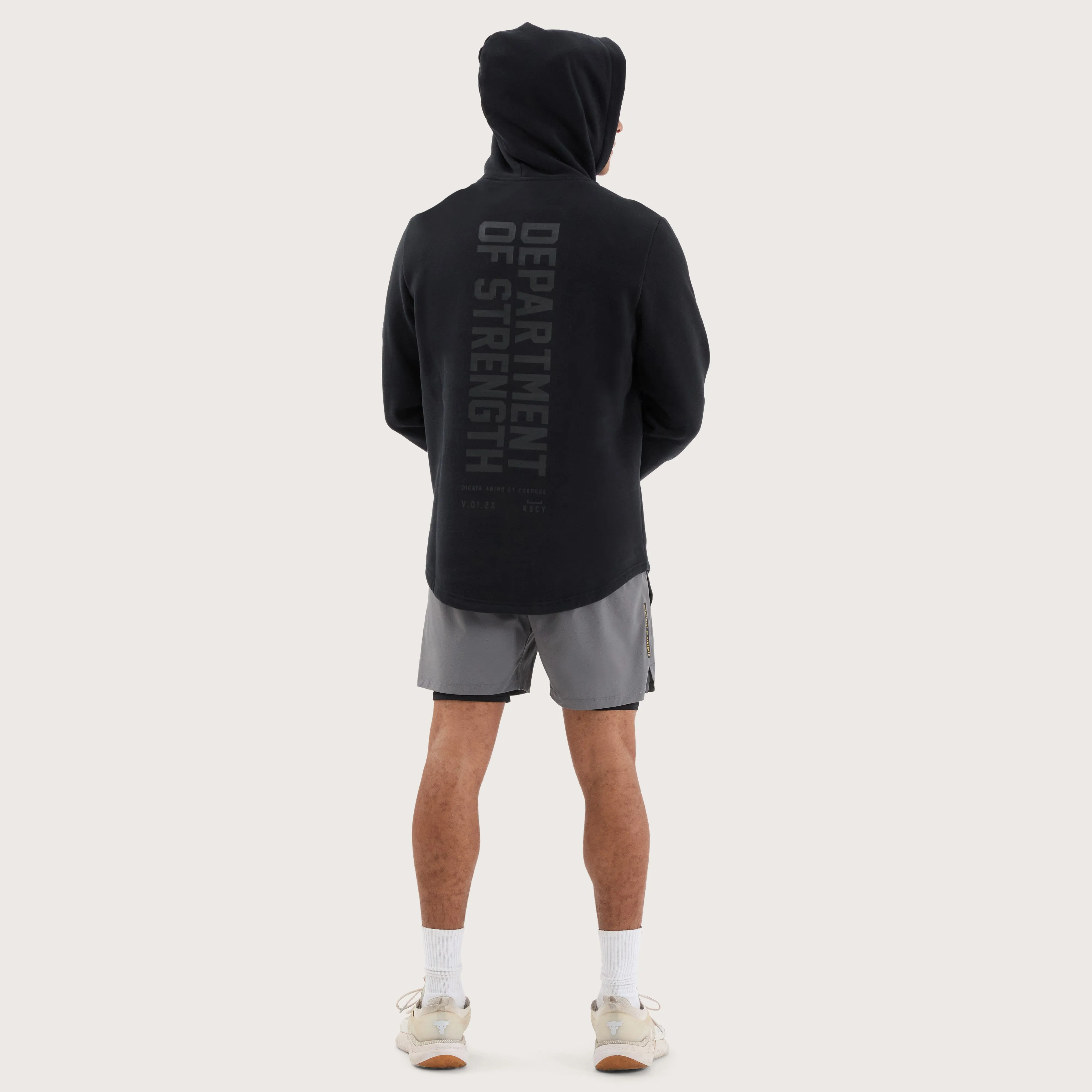 Zenith Dual Curved Hoodie DOS Black