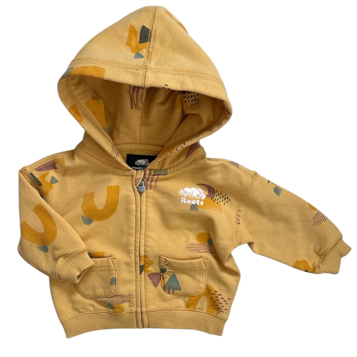 Zip Hoodie, 0-3m // Roots