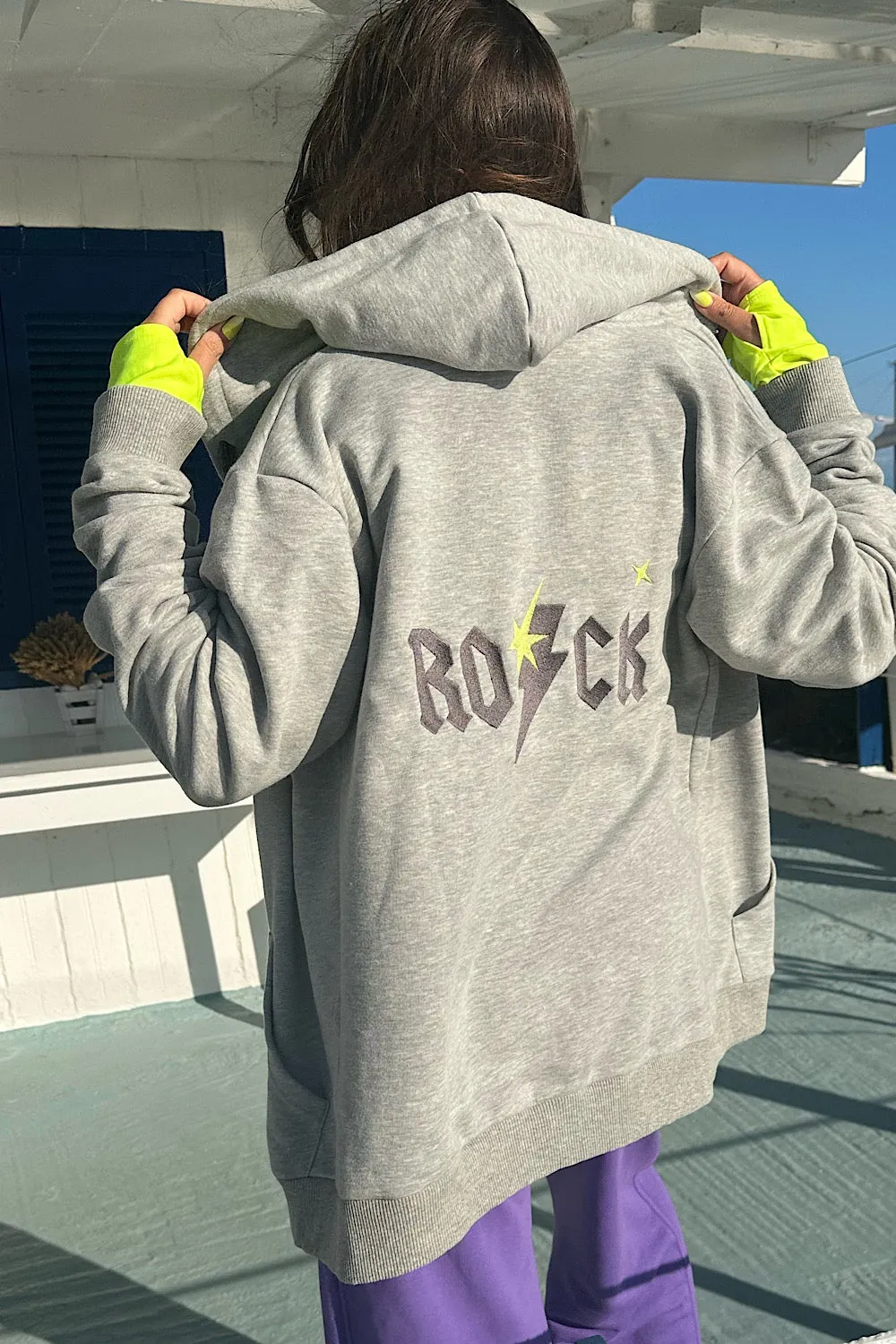ZIP HOODIE ROCK STAR
